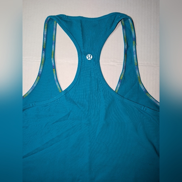 Lululemon | Cool Racerback Tank Top Teal Size L - Picture 5 of 5